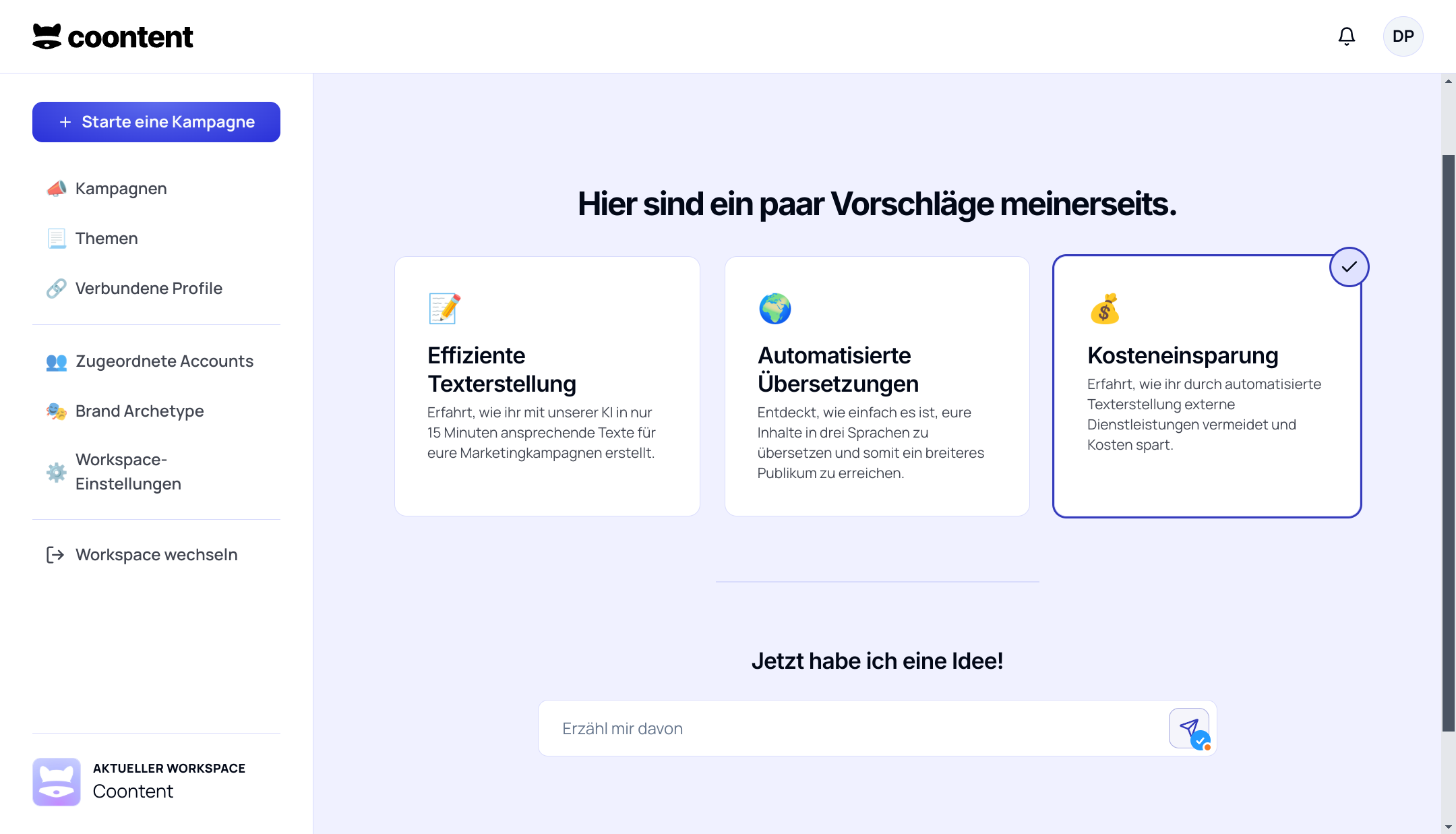 Coontent Idea Finder